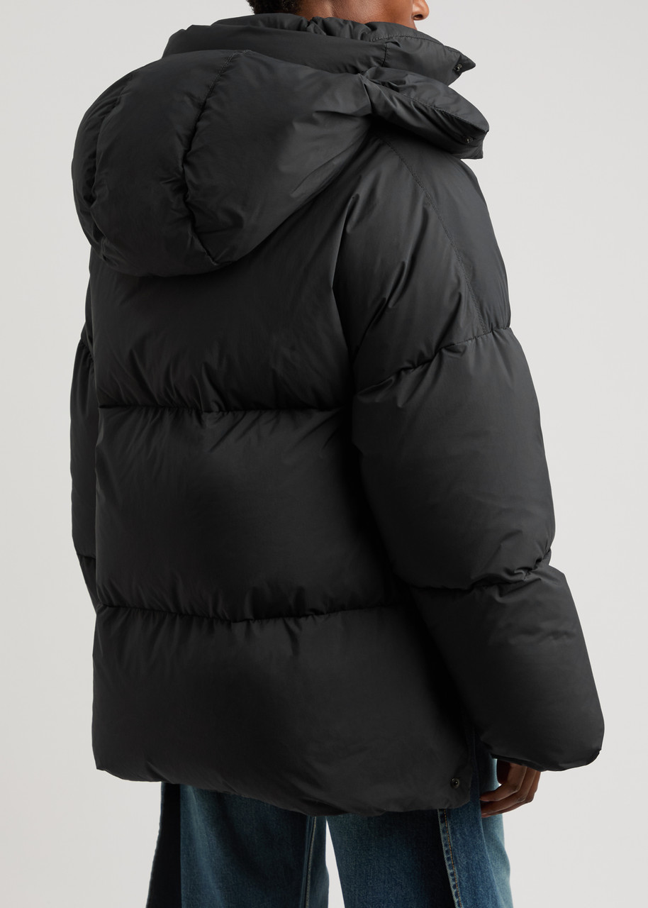  Alaïa Hooded Quilted Shell Jacket - Black - 38 (uk10 / S) 