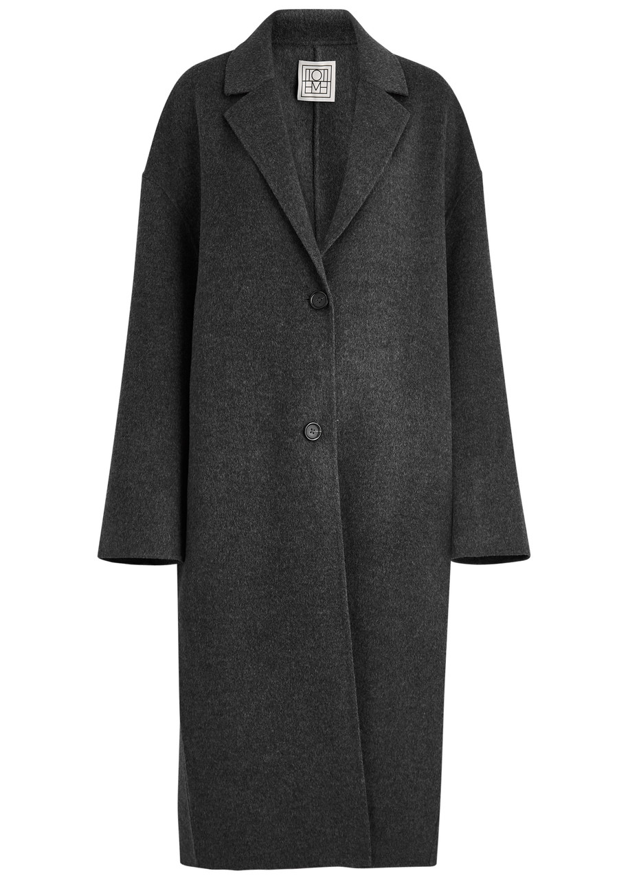 Toteme Oversized Wool Coat - Grey - 34 (UK6 /xs)