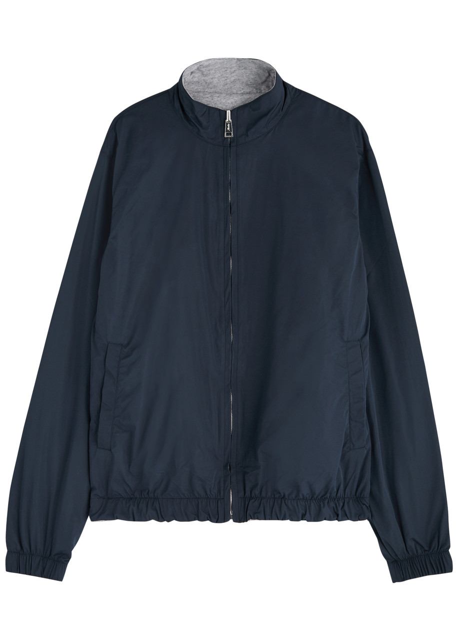 Aurélien Resort Reversible Shell Jacket In Navy