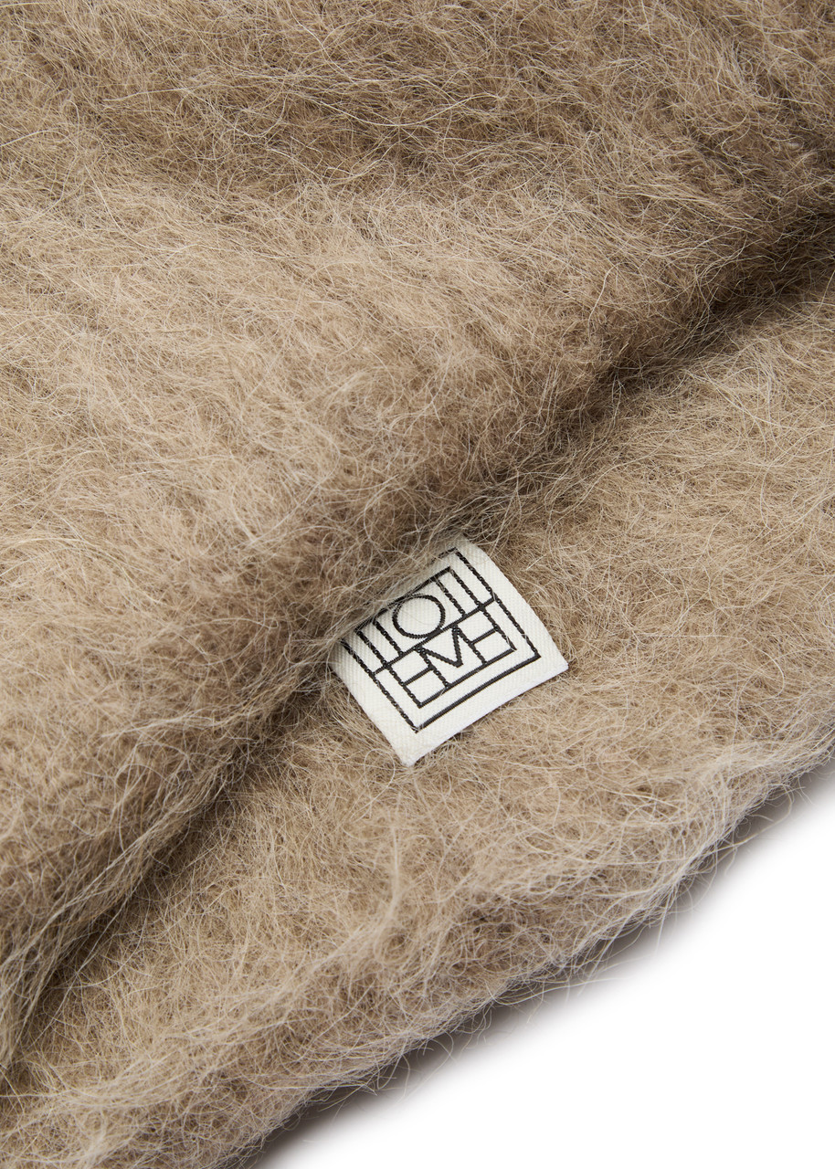 Totême Toteme Alpaca-blend Beanie In Taupe