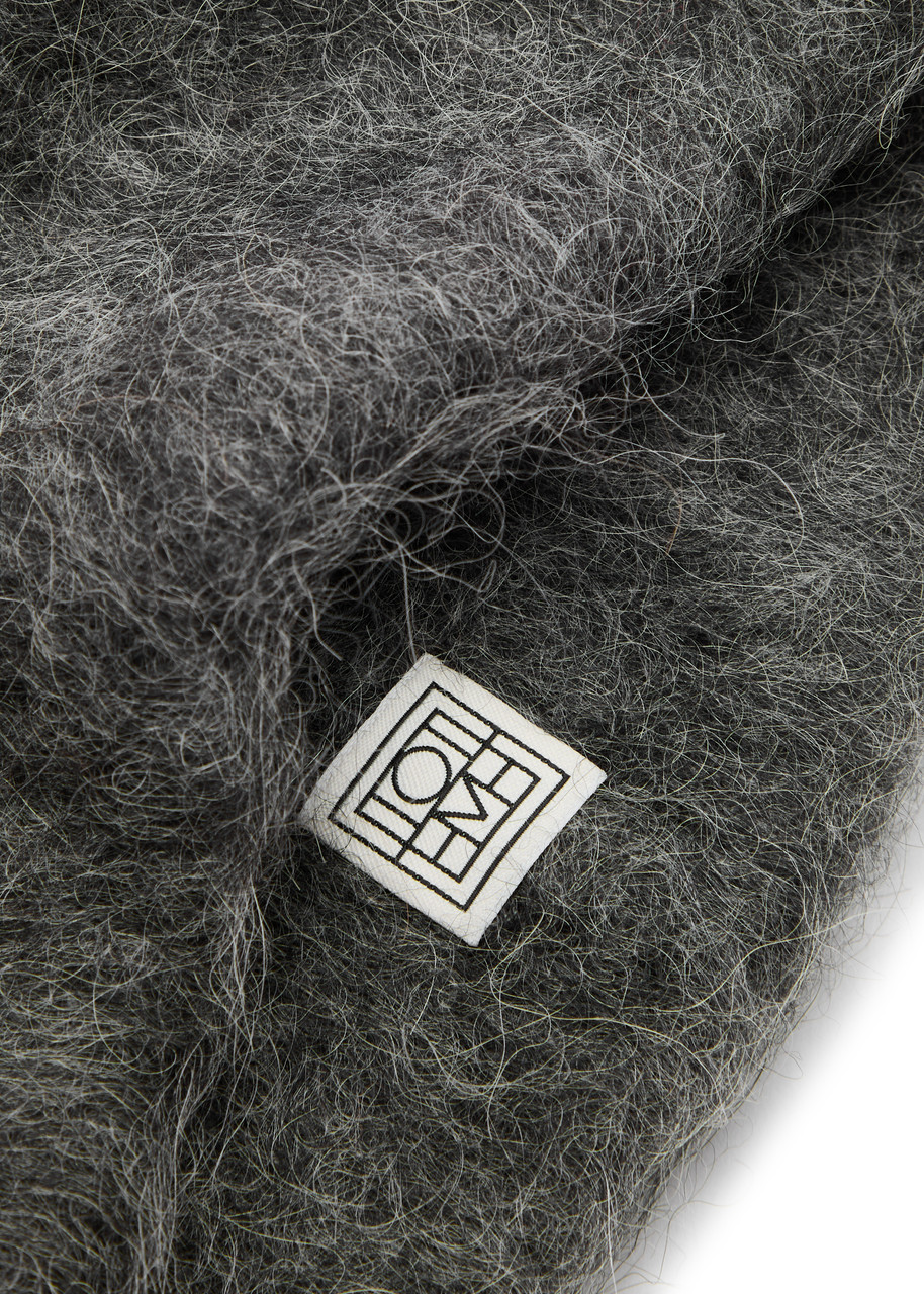 Totême Toteme Alpaca Blend Beanie In Light Grey