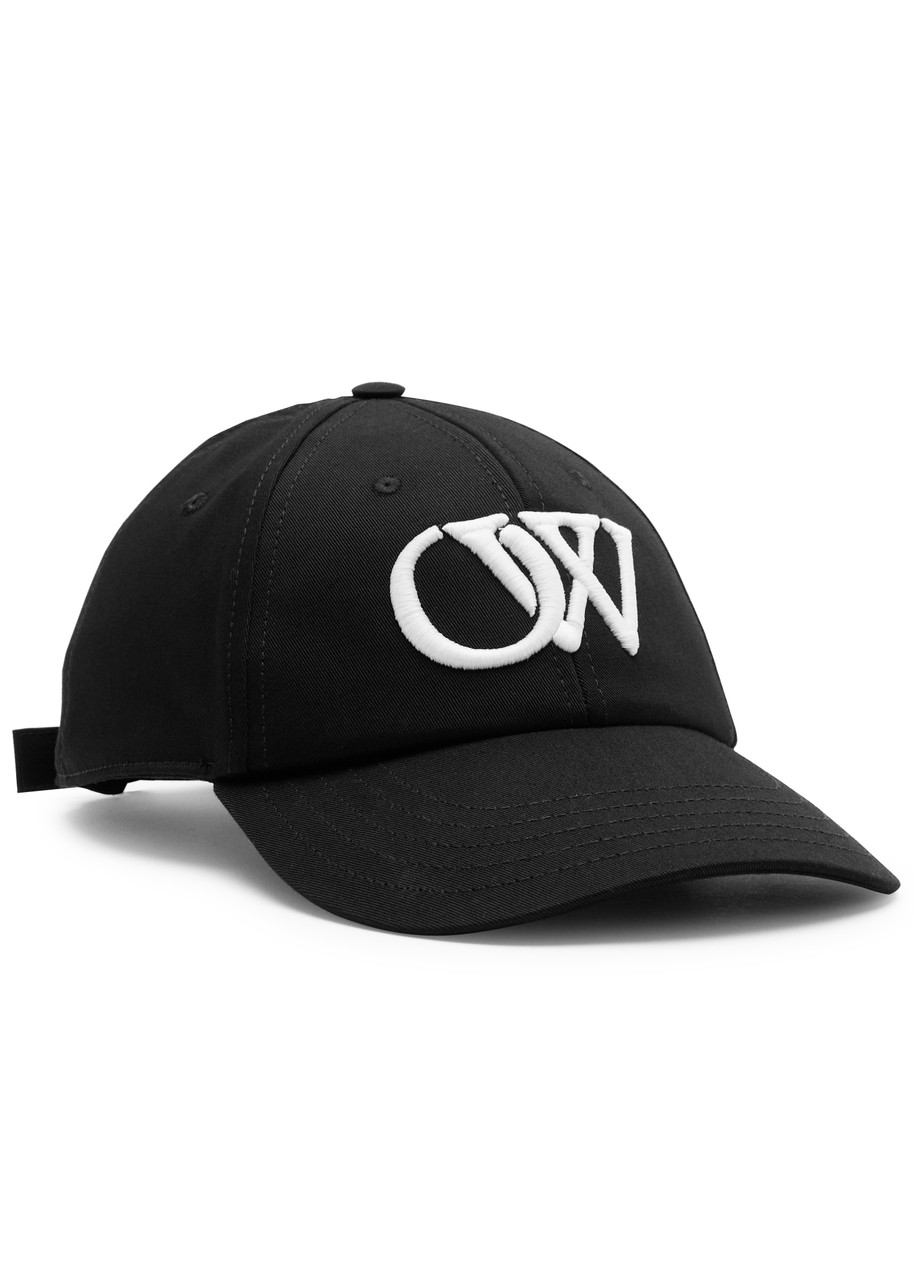 Off-white Logo-embroidered Cotton cap - Black - One Size