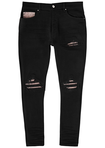 AMIRI MX1 distressed skinny jeans | Harvey Nichols