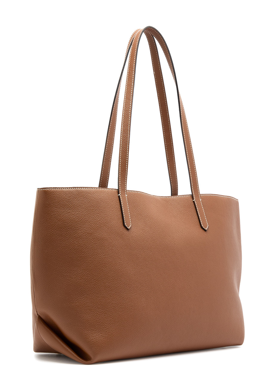 Demellier Tokyo Leather Tote In Tan