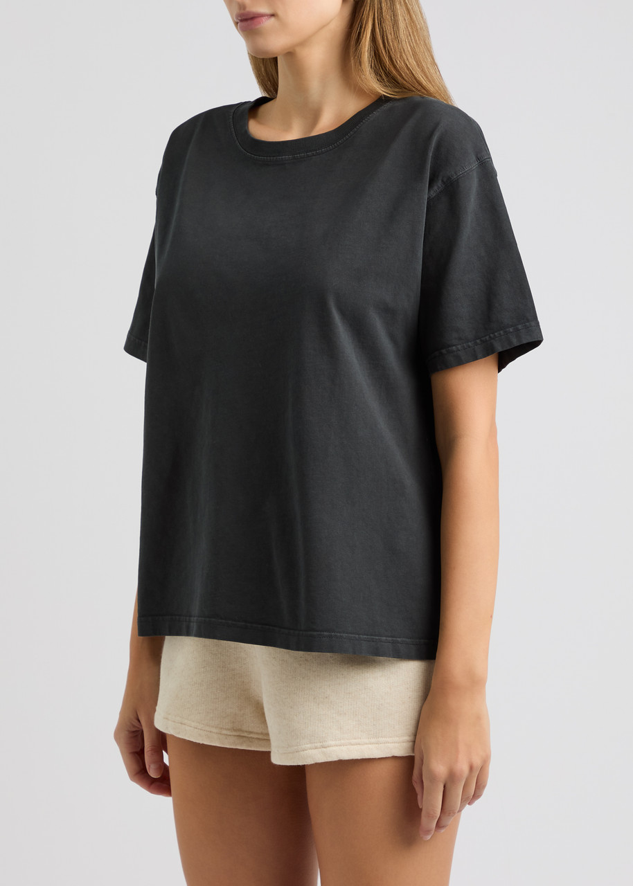 American Vintage Fizvalley Cotton T-shirt In Grey