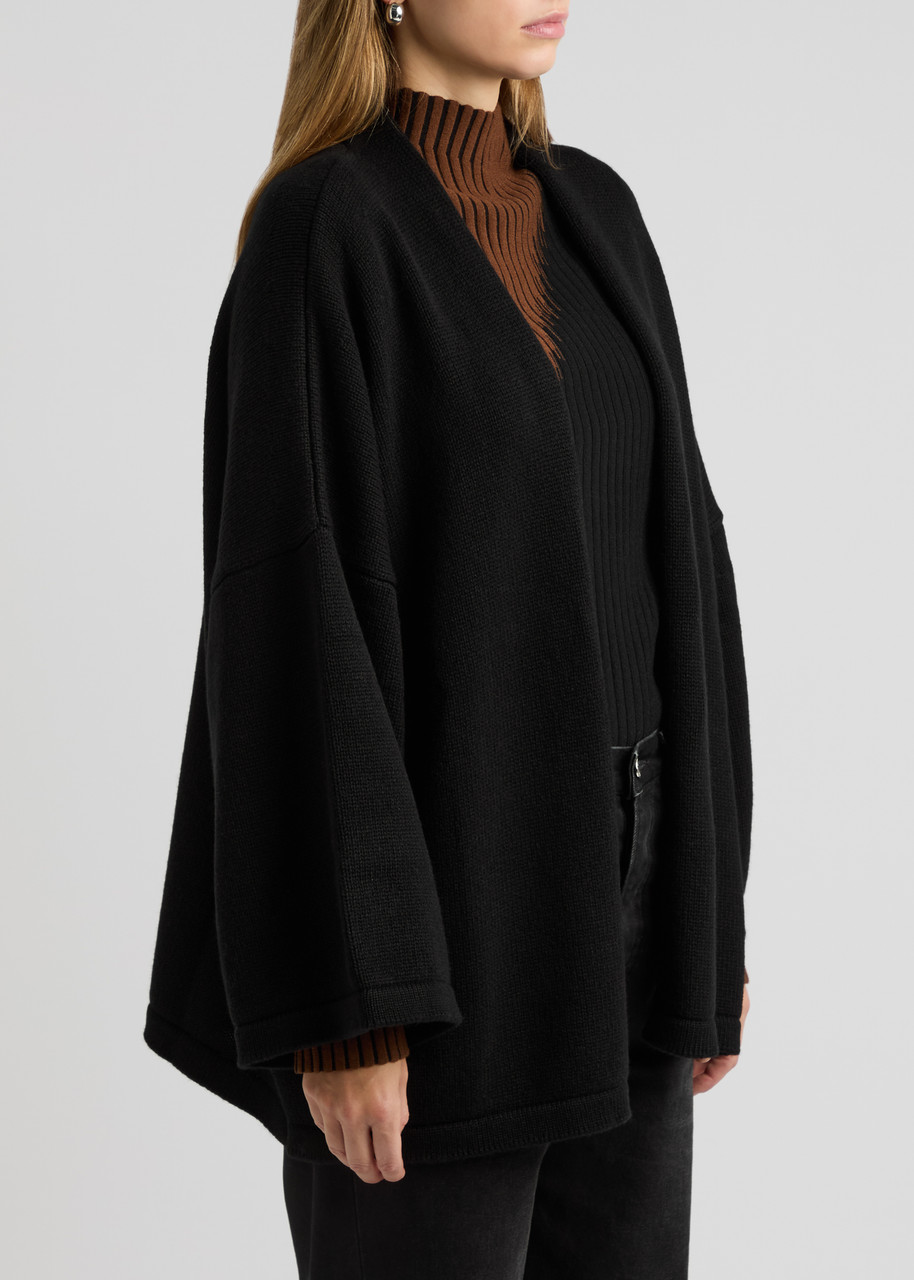 Inverni Cashmere Cardigan In Black