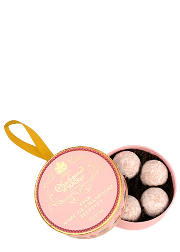 Charbonnel ET Walker Pink Marc de Champagne Truffle Bauble 57g