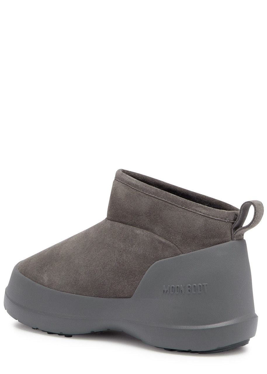 Moon Boot Luna Logo-printed Boots In Grey