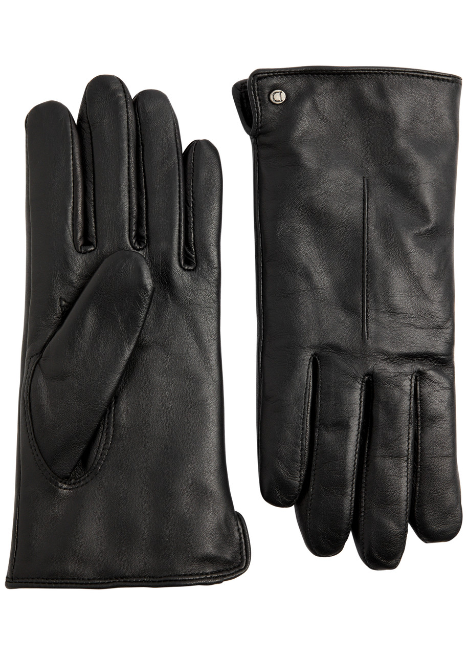 Dents Maria Leather Gloves - Black - M