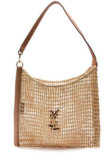 SAINT LAURENT Oxalis open raffia tote Harvey Nichols