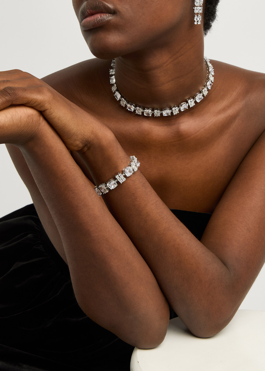 Rabanne Crystal-embellished Bracelet In Crystal