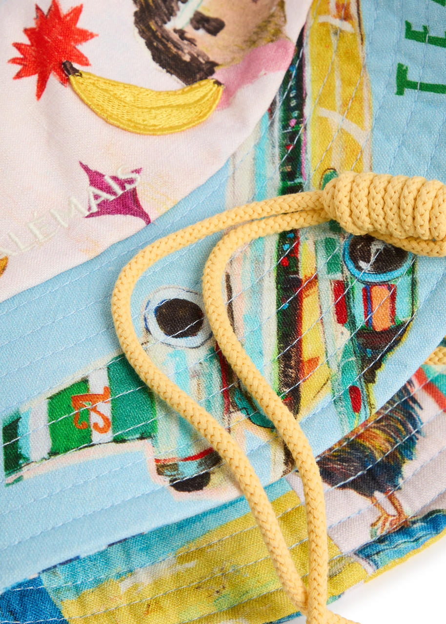  Alemais All Aboard Printed Linen Bucket Hat - Multicoloured - One Size 