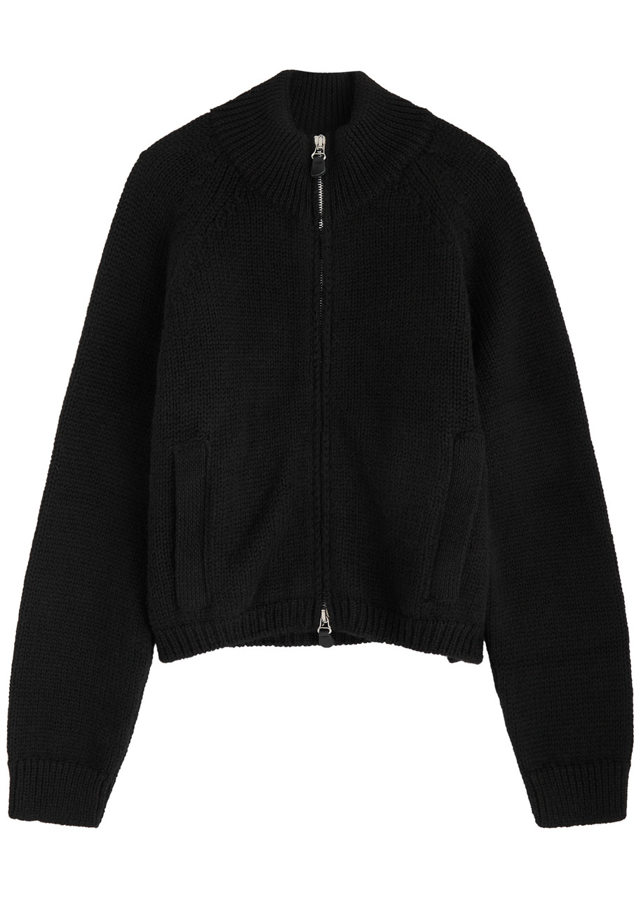 Our Legacy Ultra Zip Wool Cardigan - Black - 46 (IT46 / S)