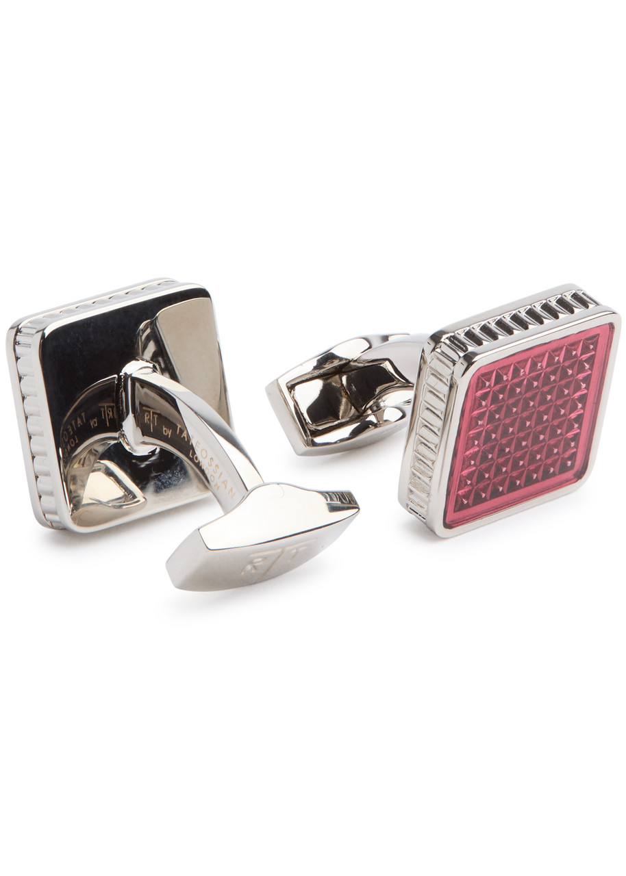 Tateossian Giza Palladium-plated Cufflinks - Silver - One Size
