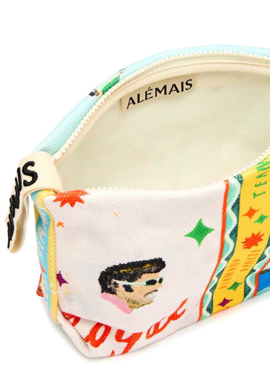  Alemais All Aboard Printed Canvas Pouch - Multicoloured - One Size 
