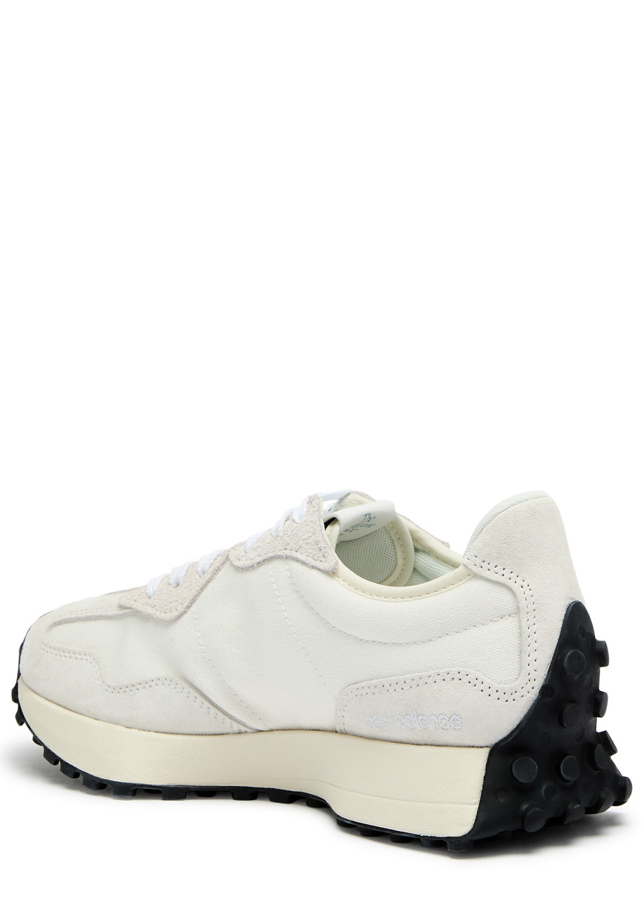 New Balance 327 Panelled Canvas Sneakers In Denim