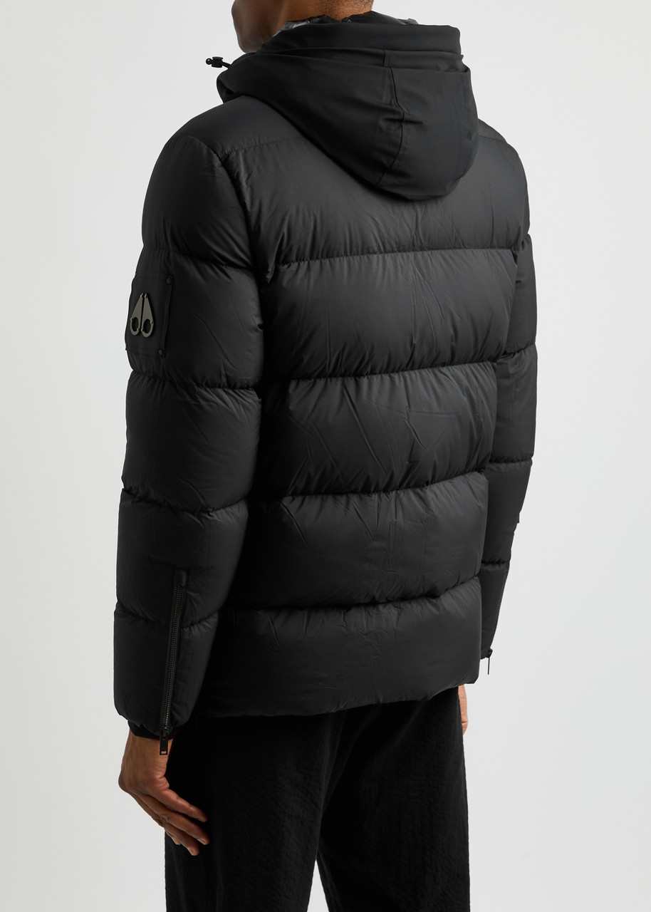  Moose Knuckles Everest 3q Quilted Shell Jacket - Black - M 