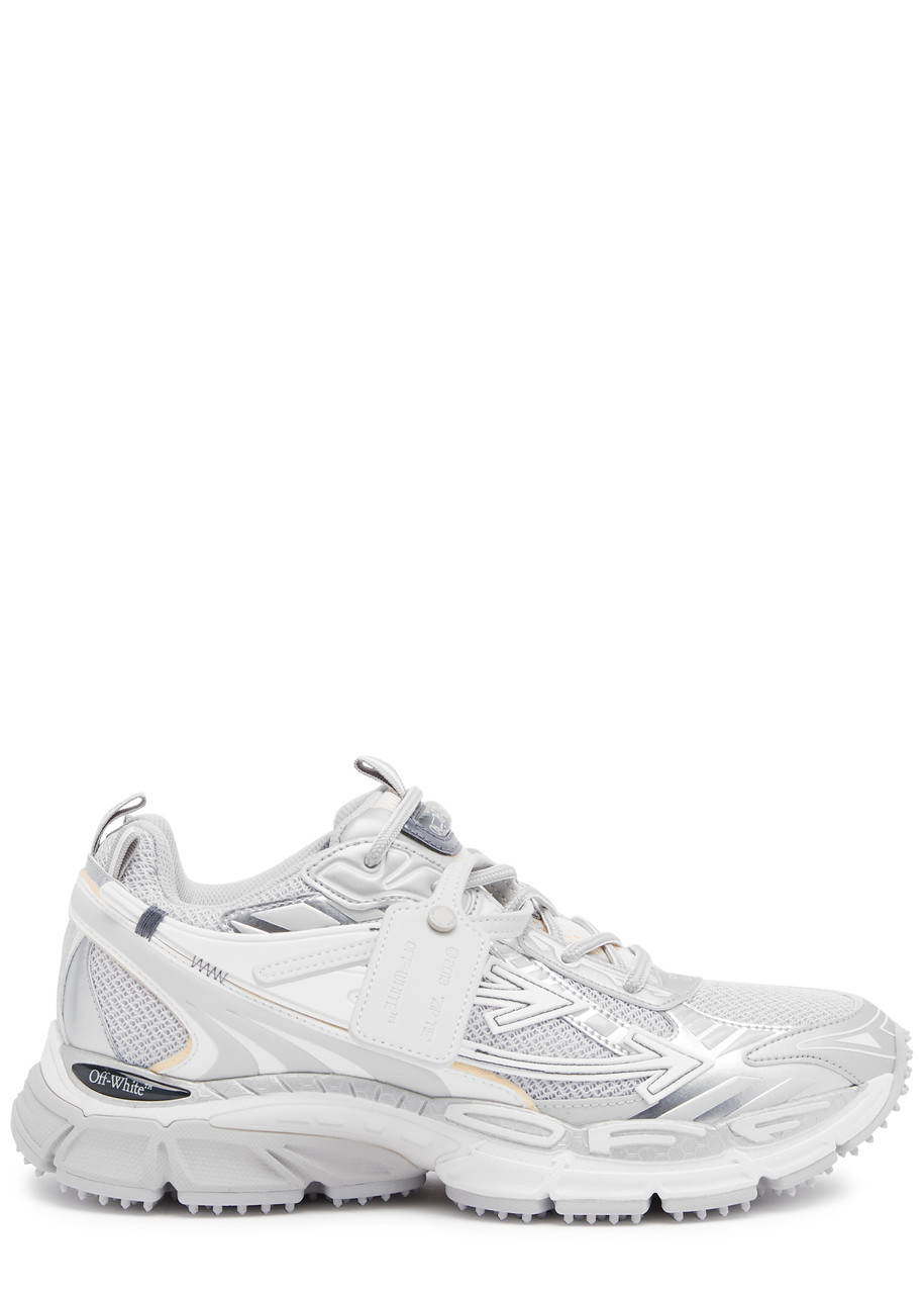 Off-white Be Right Back Mesh Sneakers Pull Tabs In White