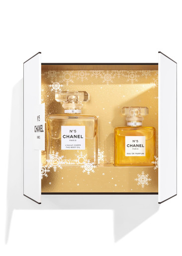 CHANEL N°5 Case ~ Eau De Parfum 50ml and The Body Oil 100ml