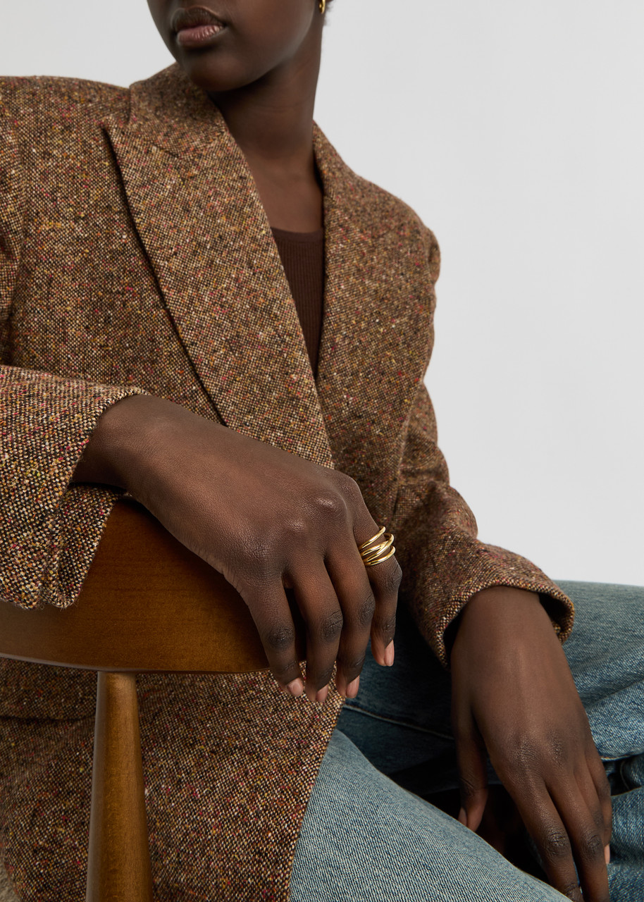 Otiumberg Twine 14kt Gold Vermeil Ring In Gold