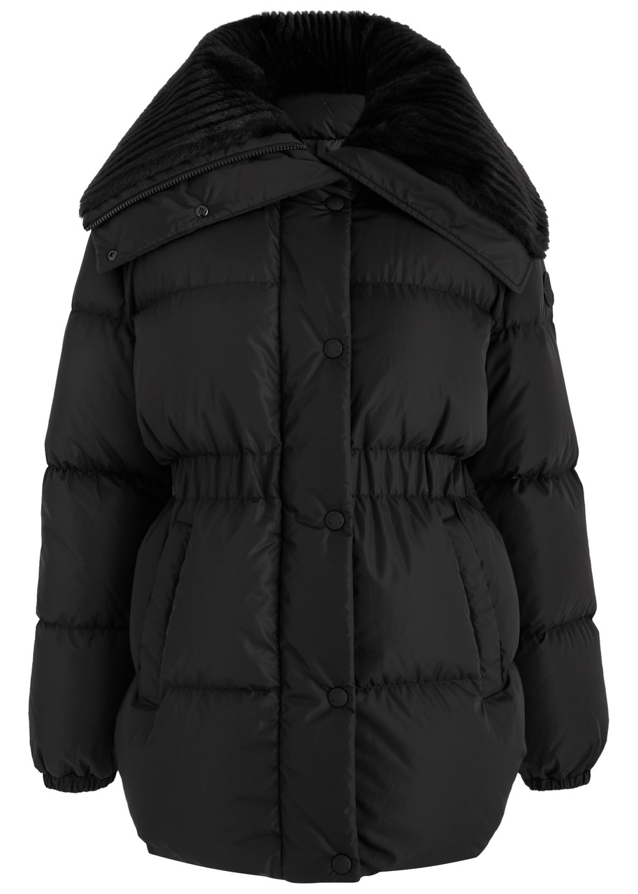 Moncler Brasseurs Quilted Shell Jacket - Black - 0 (UK 8 / S)