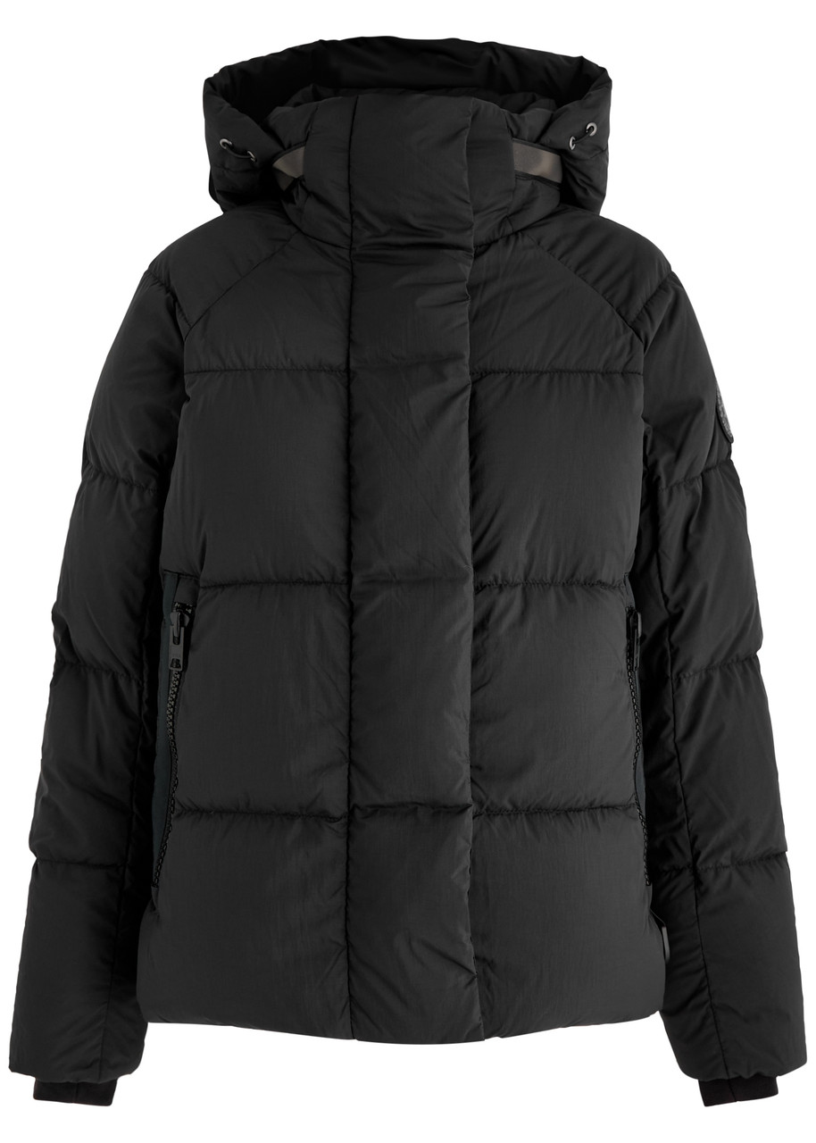 Canada Goose Junction Quilted Hooded Shell Jacket - Black - M (UK12 / M)