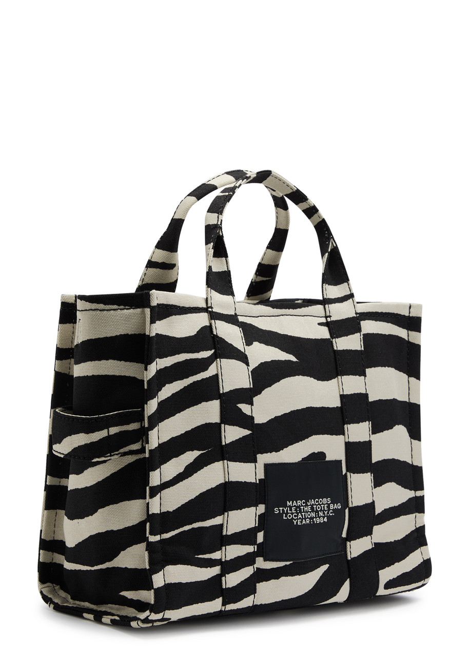Marc Jacobs The Tote Medium Canvas Tote In Black And White