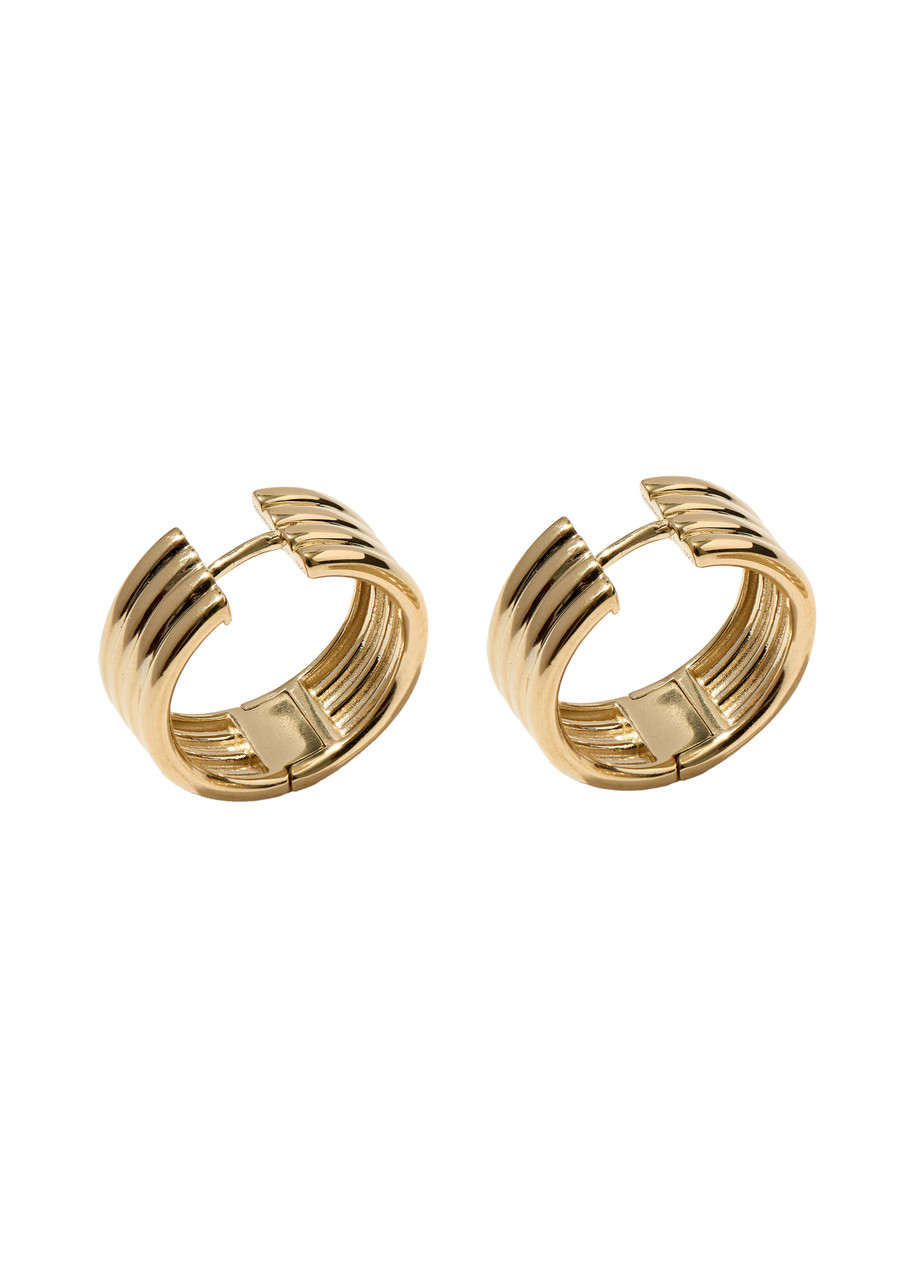 Otiumberg Stratis 14kt Gold Vermeil Hoop Earrings - One Size