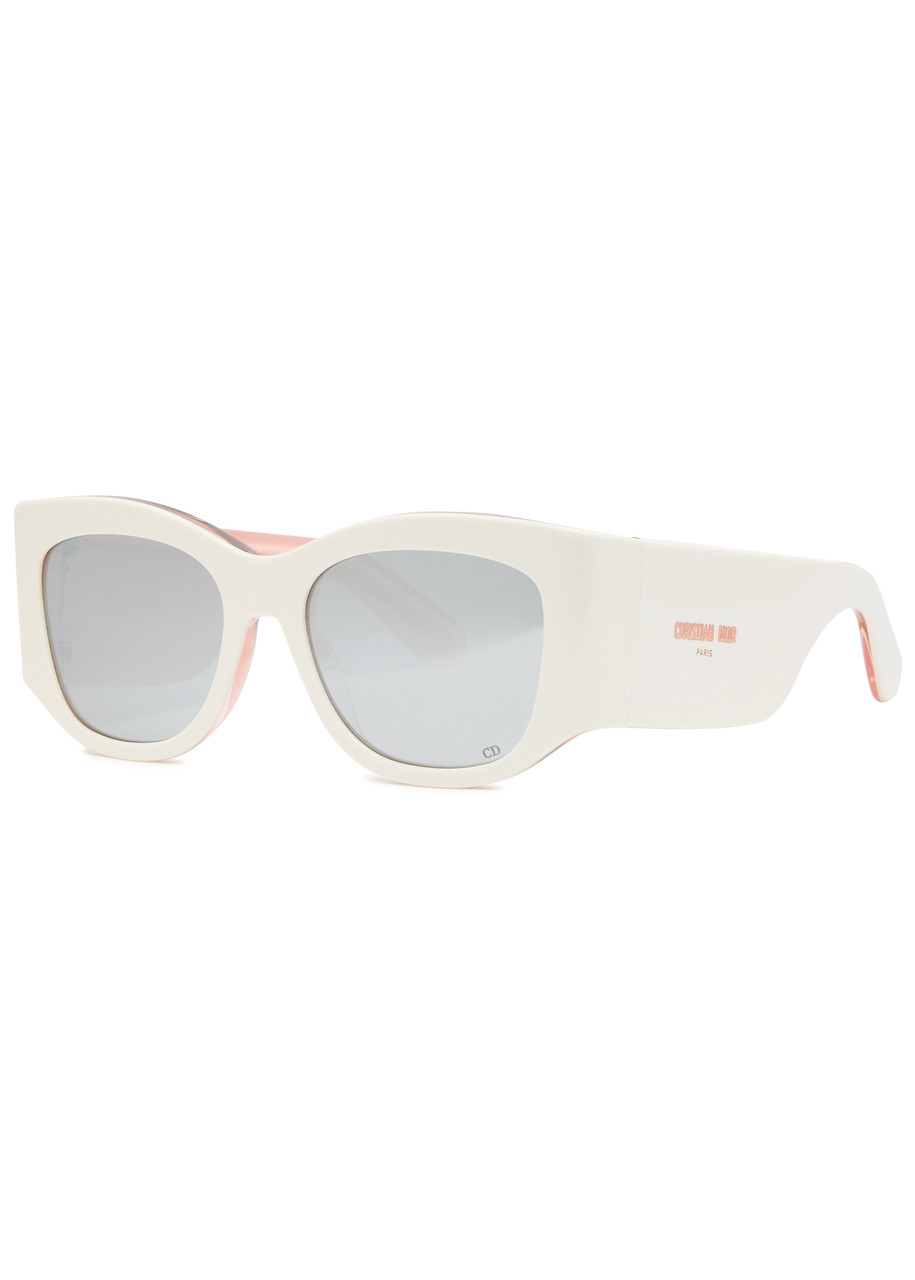 Dior Oversized Sunglasses - White - One Size