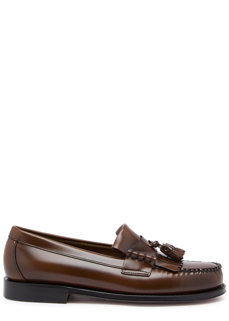 G.h. Bass & Co G.h Bass & Co Weejuns Layton Ii Leather Loafers In Brown