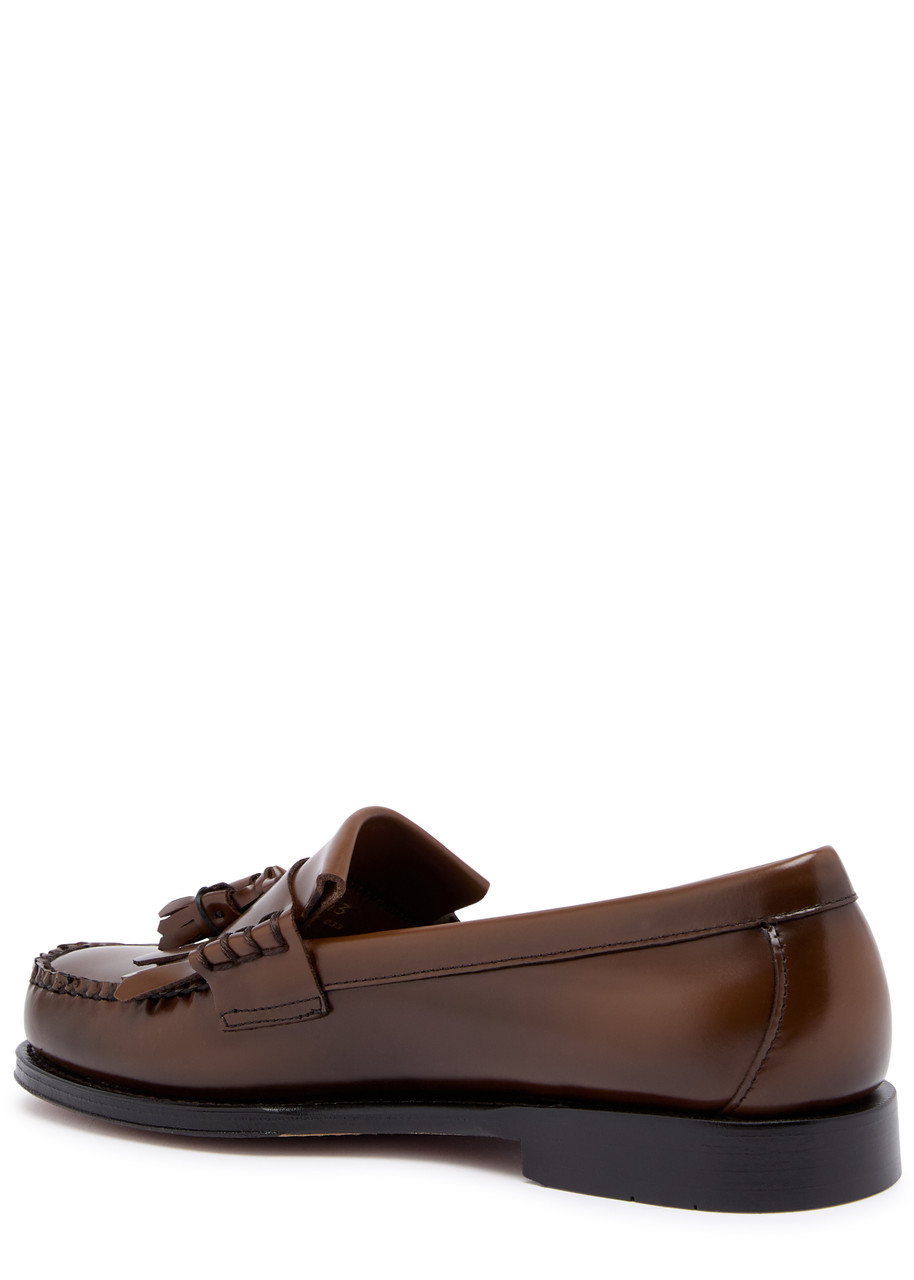 G.h. Bass & Co G.h Bass & Co Weejuns Layton Ii Leather Loafers In Brown