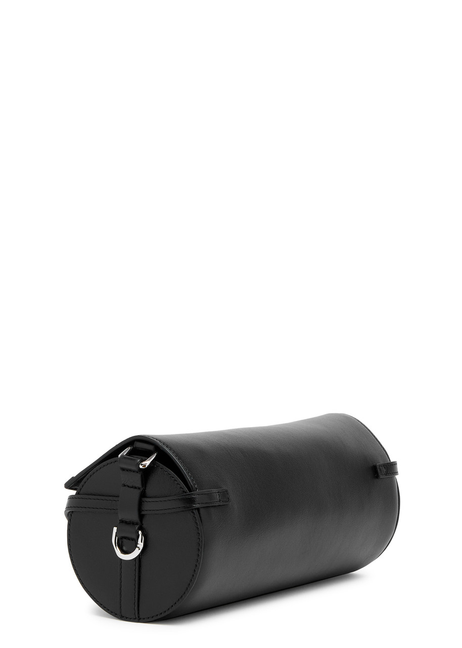 Givenchy Voyou Roller Grained Leather Cross-body Bag In Black