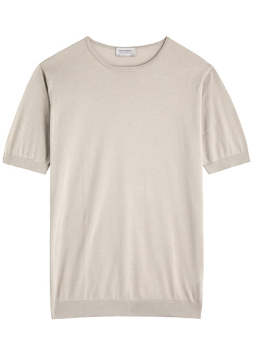 Tシャツ・カットソー JOHN SMEDLEY SS25 T-shirts (KEMPTON PARCHMENT) JOHN SMEDLEY ジョンスメドレー 半袖Tシャツ メンズ KEMPTON