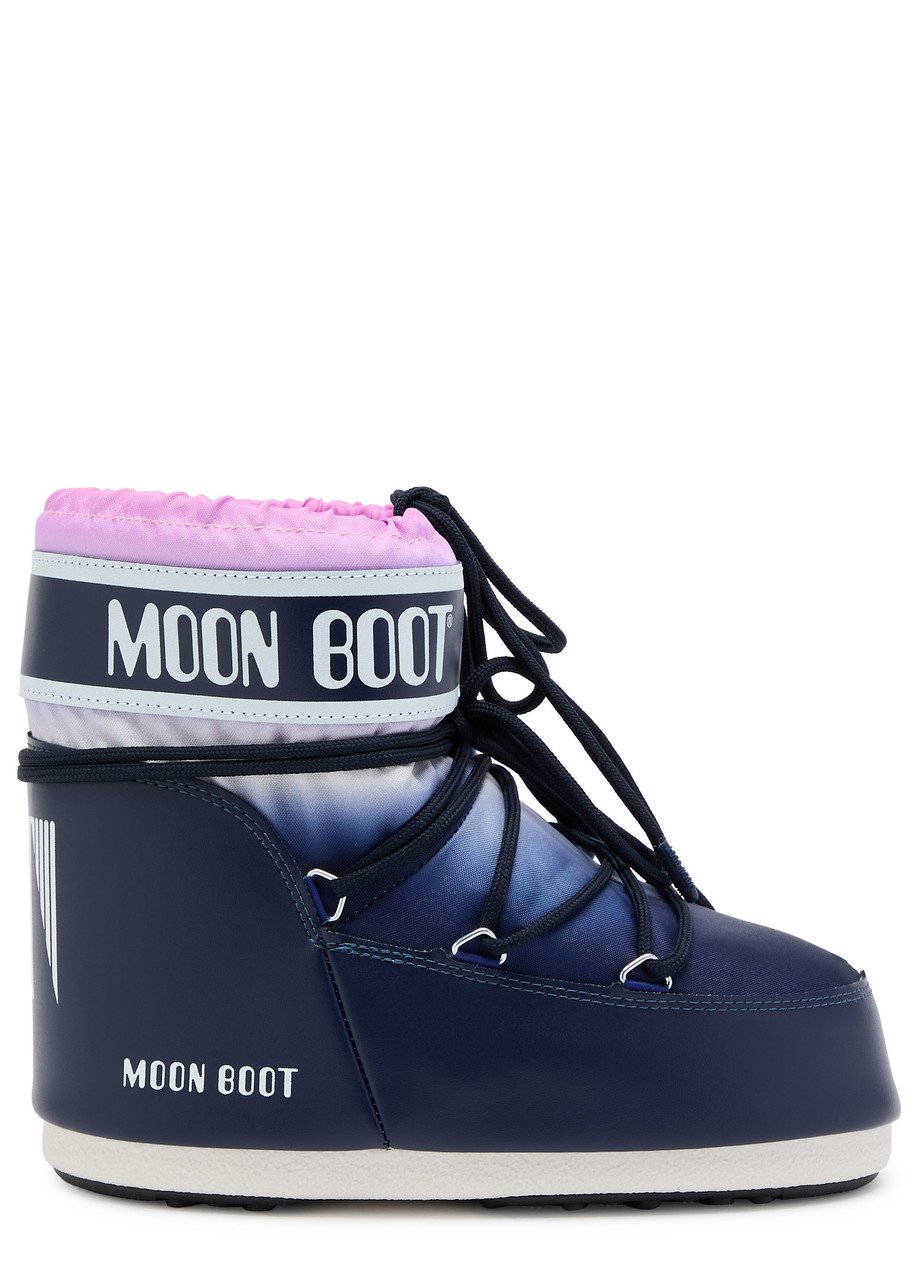 Moon Boot Icon Padded Nylon Snow Boots Blue/blot Blue UK9