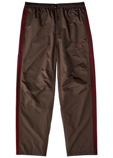 ADIDAS X WALES BONNER: Striped straight-leg shell track pants