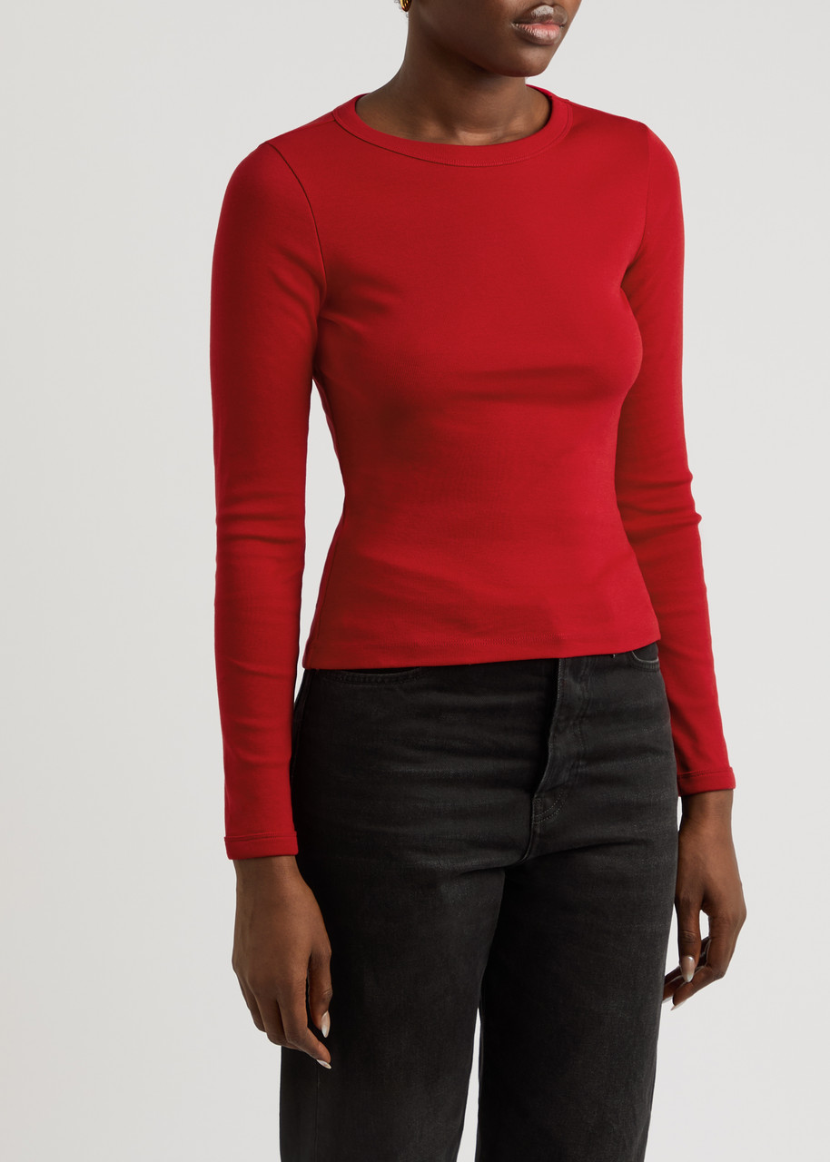 Flore Flore Max Cotton Top In Red