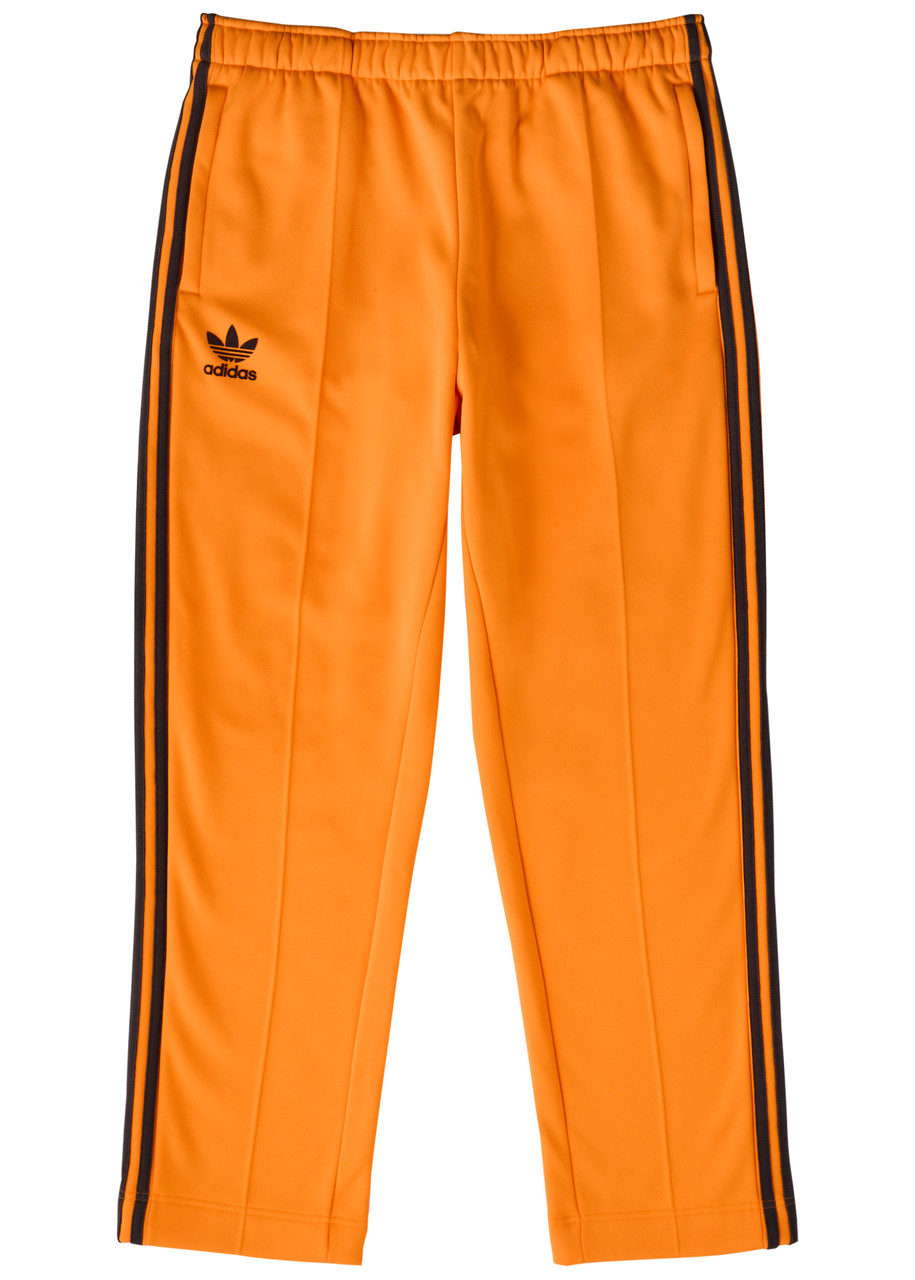 Adidas X Wales Bonner Striped Straight-leg Jersey Track Pants - Orange - S