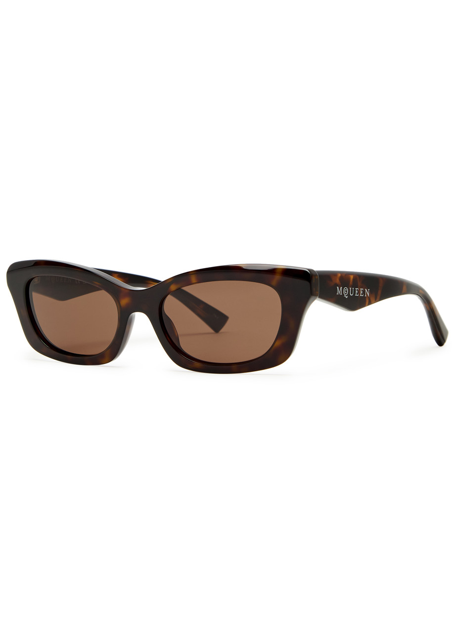 Alexander Mcqueen Cat-eye Sunglasses - Brown Havana - One Size