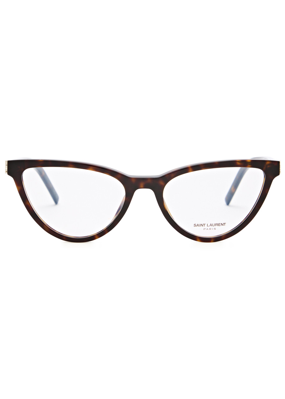 Saint Laurent Cat-eye Optical Glasses In Black