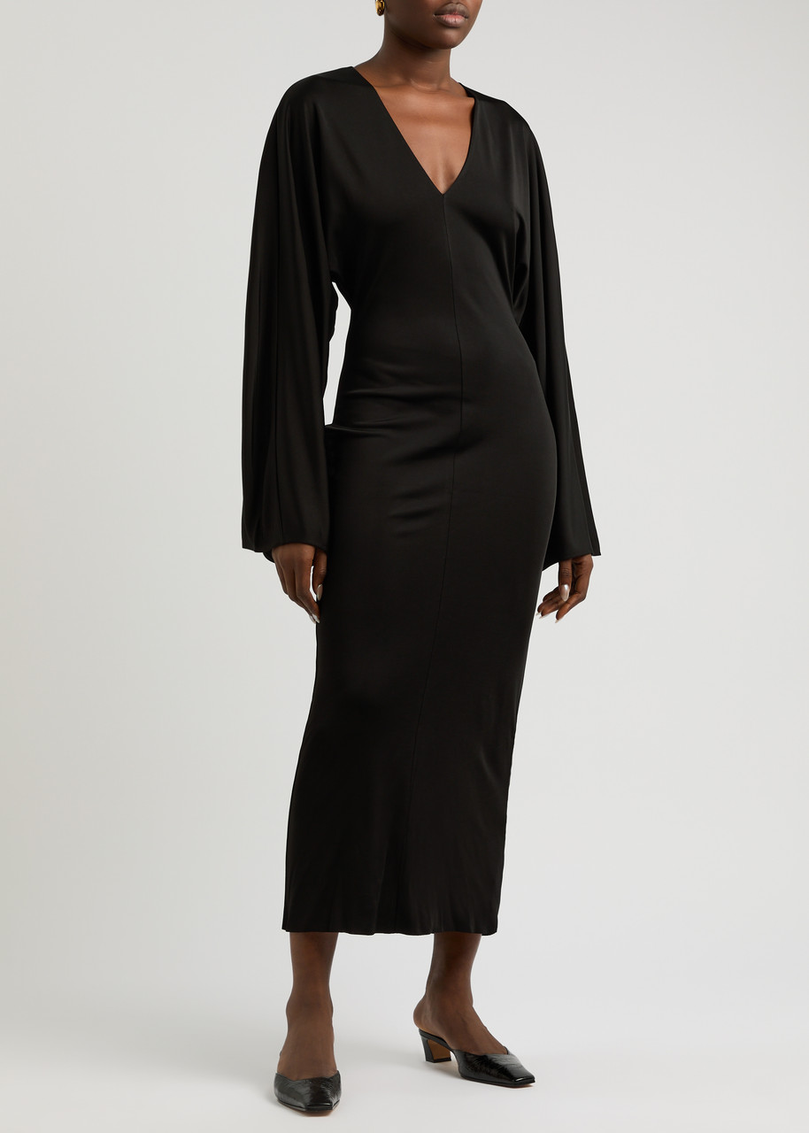Khaite Minter Dress In Black