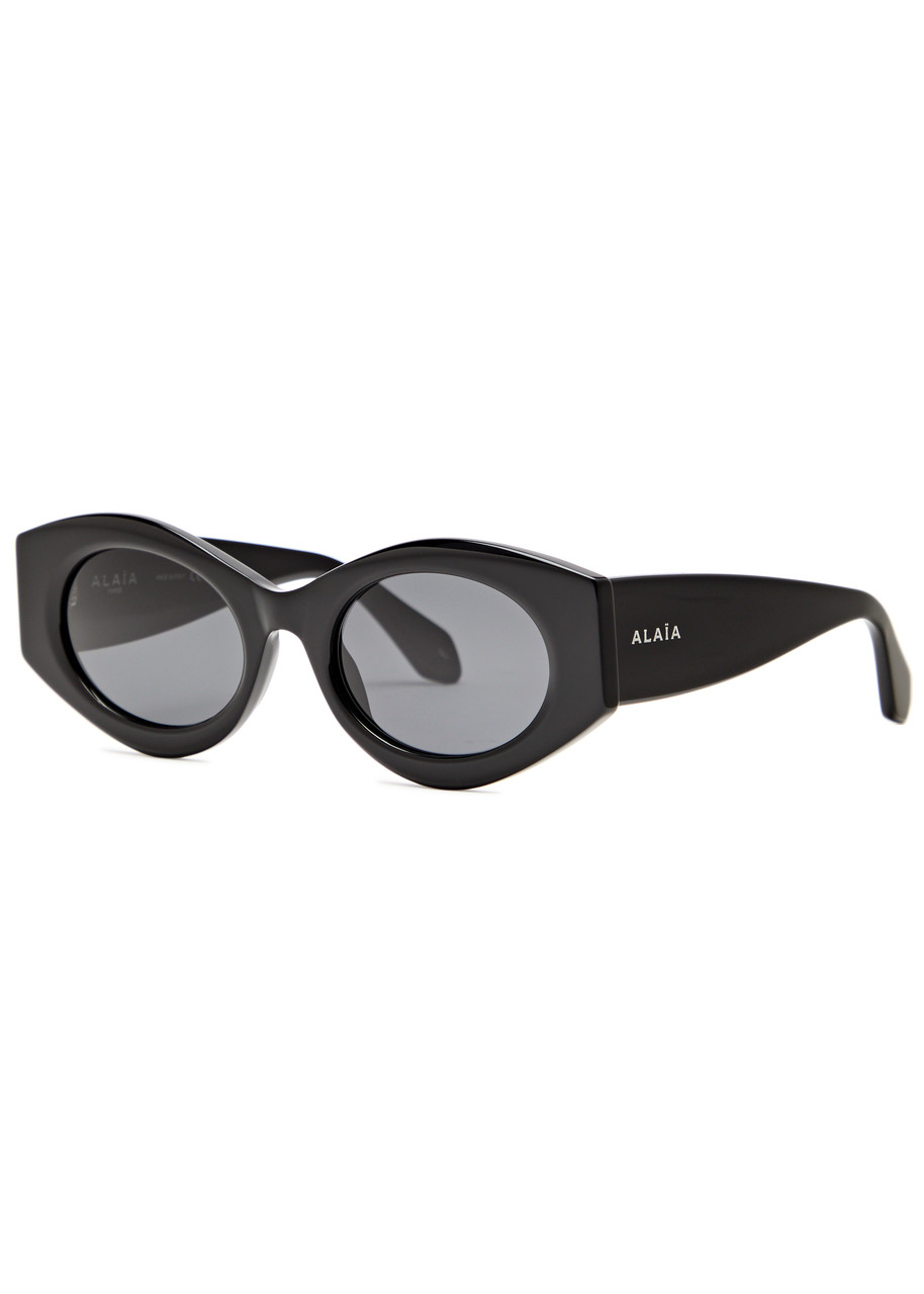 Alaïa Square-frame Sunglasses In Black