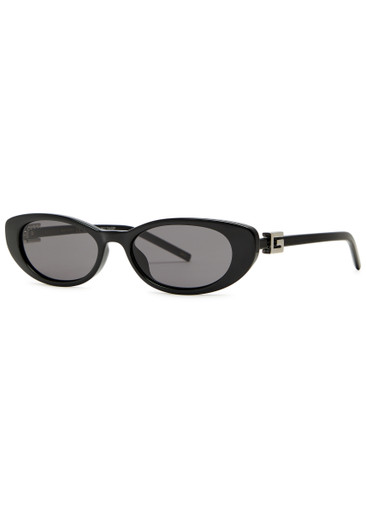 GUCCI Oval-frame sunglasses | Harvey Nichols