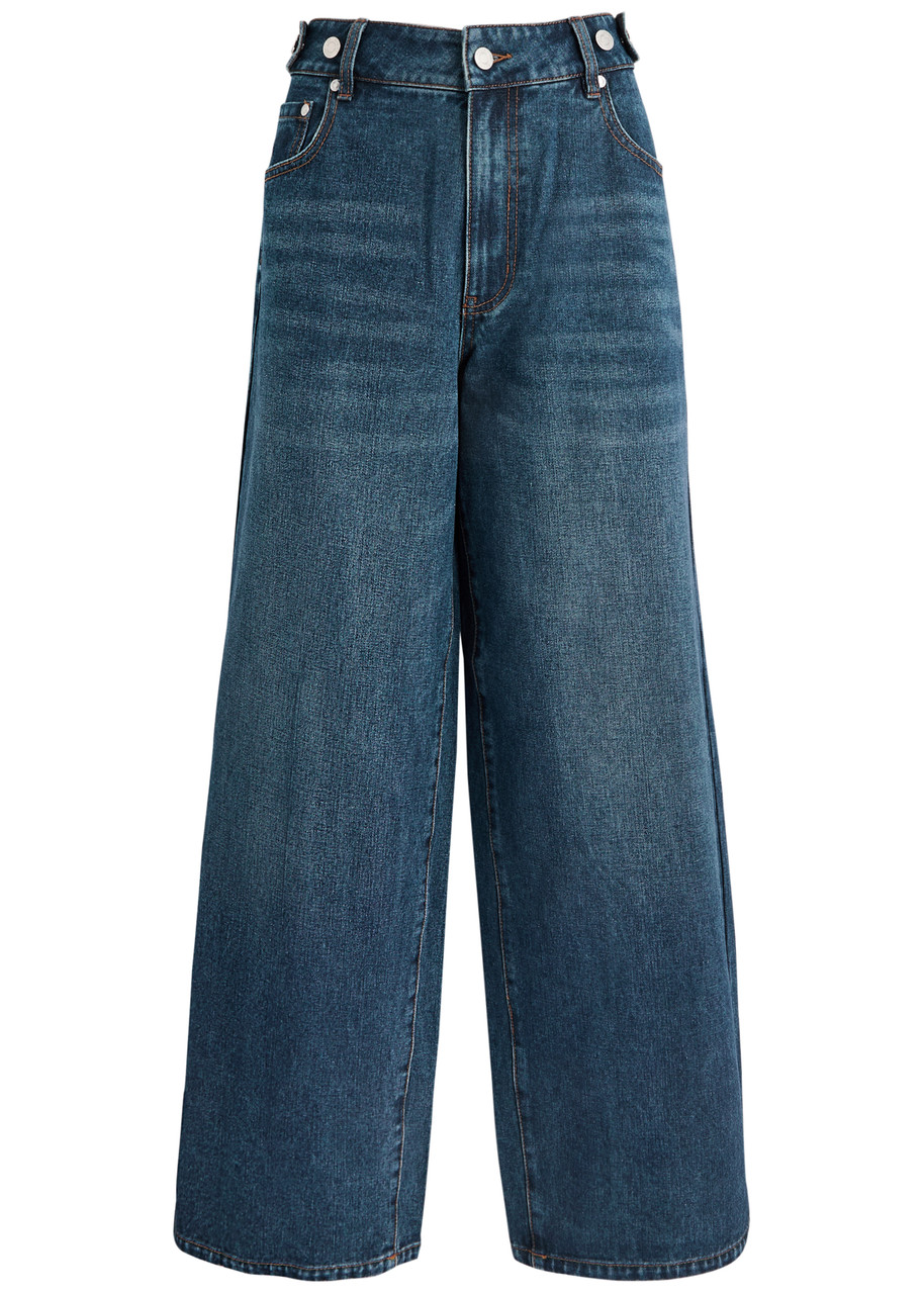 House OF Sunny Wide-leg Jeans - Indigo - L (UK14 / L)