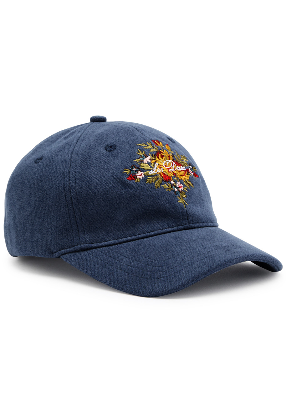 Les Deux Ferdinand Dad Brushed Twill cap - Navy - One Size