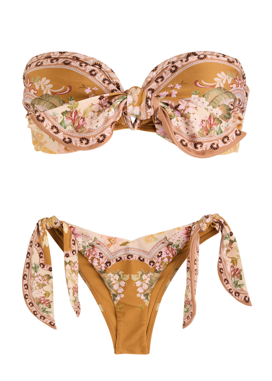 Zimmermann Wylie Printed Bikini - Multi Floral - 3 (UK 14 / L)
