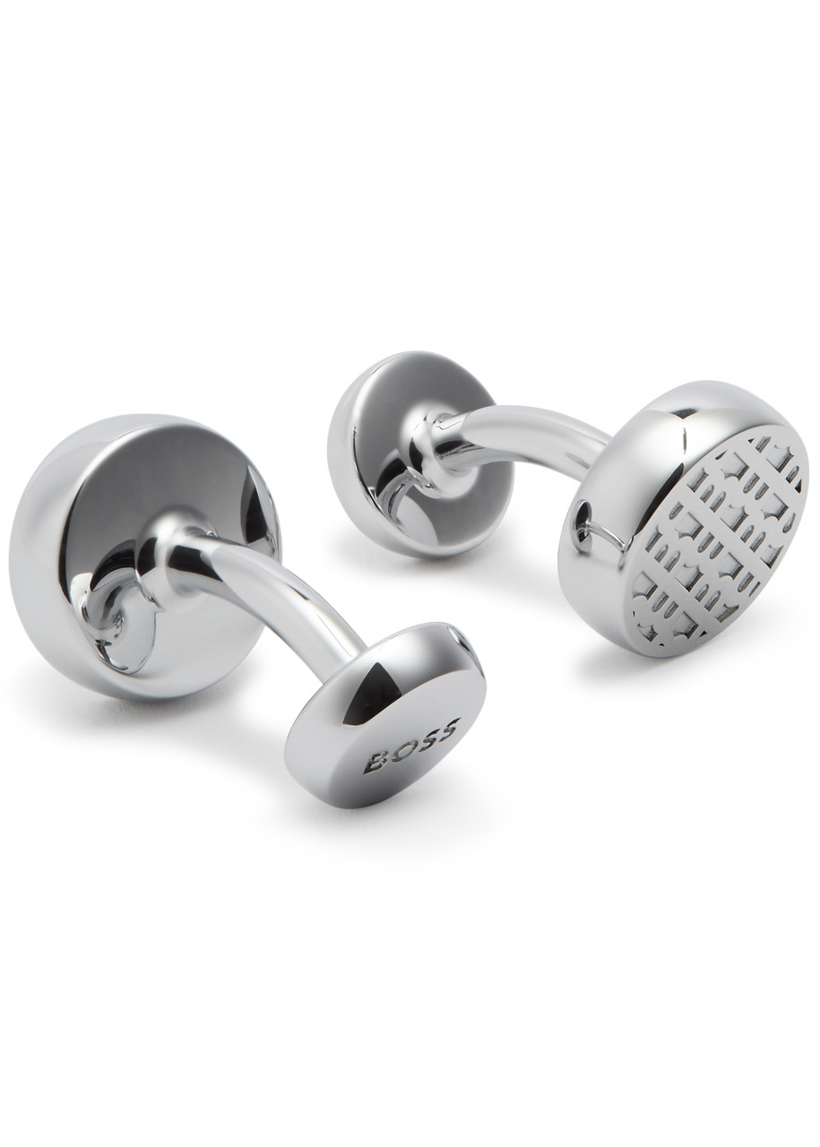 Boss Monogrammed Cufflinks – Silver – One Size Boss Monogrammed Cufflinks – Silver – One Size