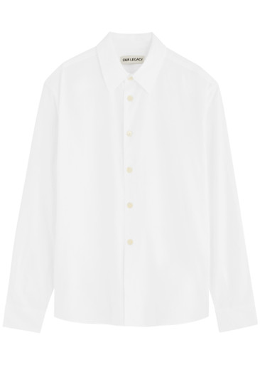 OUR LEGACY BEYOND SHIRT 46 白 テンセル 25FW新品 OUR LEGACY Beyond lyocell-blend shirt | Harvey Nichols