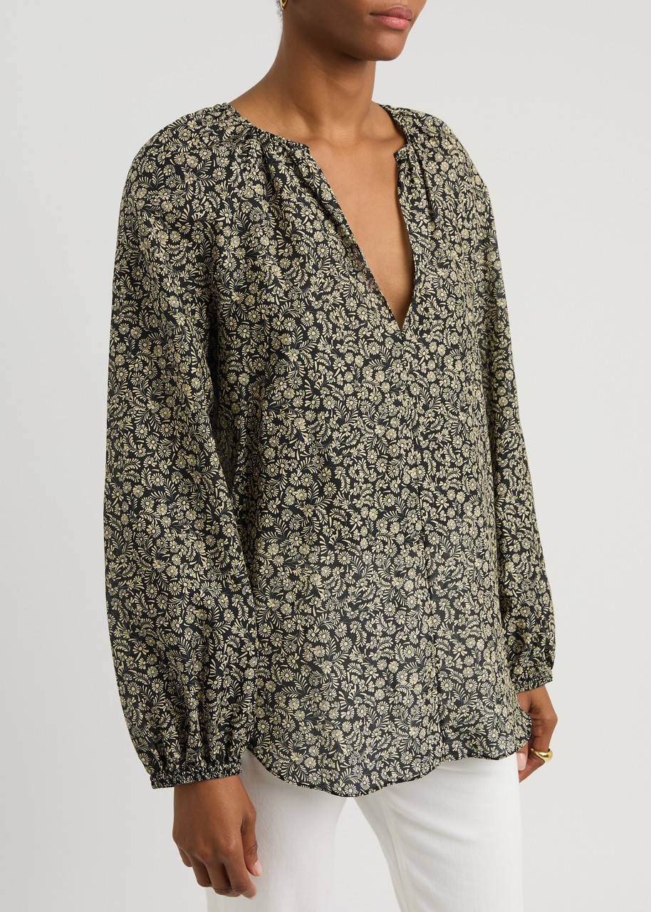 Matteau Voluminous Printed Cotton-blend Blouse - Multicoloured - 2 (uk 8 / S) 