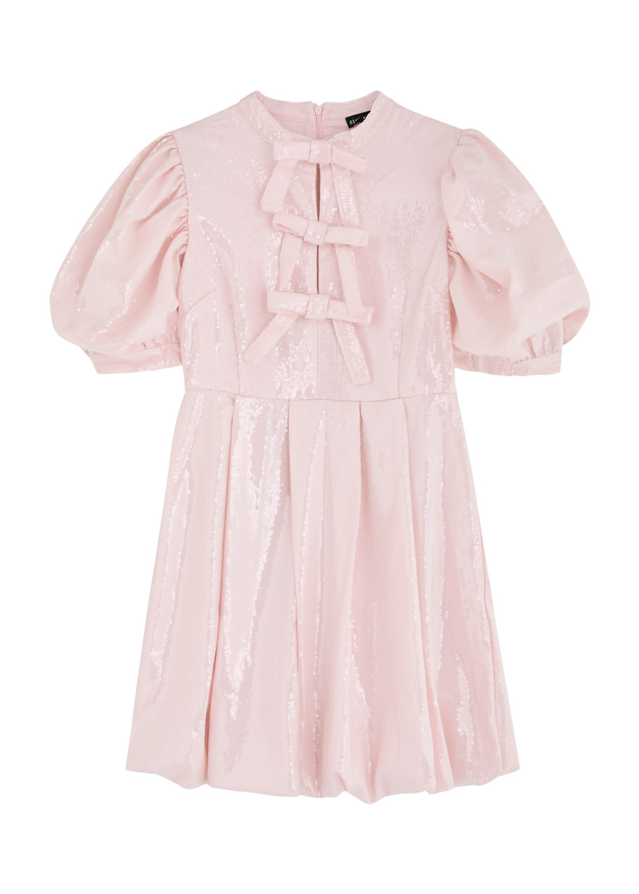 Sister Jane Glass Sequin-embellished Mini Dress - Light Pink - 12 (UK12 / M)