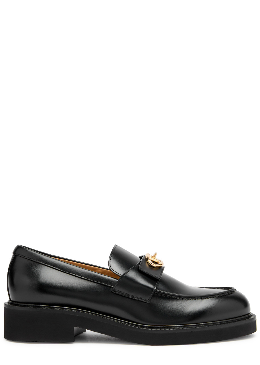 Valentino Vlogo Locker Loaf In Black